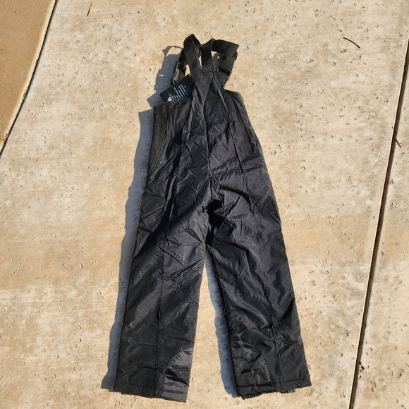 Children's Sport Essentials Black Snow Bib Overall pants Size 8 - Picture 9 of 14